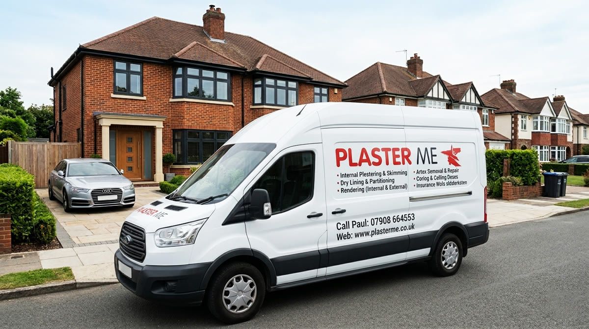 Plaster Me website on a laptop