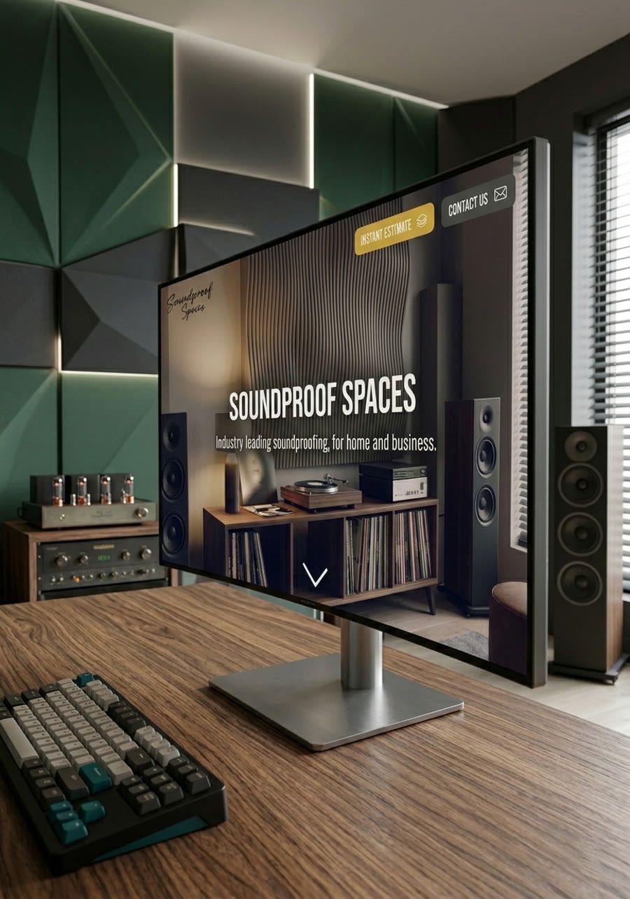 Soundproof Spaces website